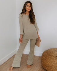 Ginny Cotton Blend High Rise Pants - Pistachio