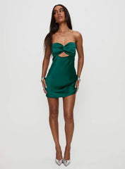 Faviola Mini Dress Emerald