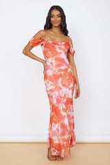 Deep Dawn Maxi Dress Pink