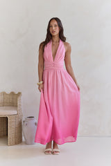 Escape To The Sun Maxi Dress Pink