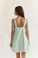 Inner Reflections Mini Dress Sage