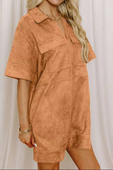 Johnny Collar Half Sleeve Dress