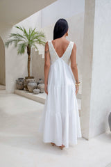 Lost In Your Love Maxi Dress White