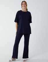Waffle Trouser And T-Shirt (Set)