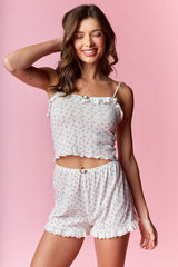 Shabby Chic Rosette Pj Set