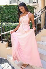 Pandora Multiway Gown - Blush Pink Jersey