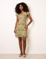 Angel Sleeve Mini Dress