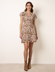 Angel Sleeve Mini Dress