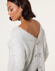 Bow Knit Cardigan