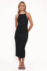 Moira Midi Dress - Black