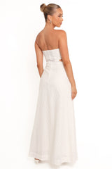 Laura Midi Dress - White
