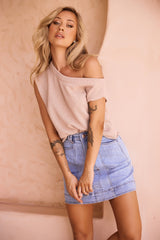 Dance In The Sun Knit Top - Mocha
