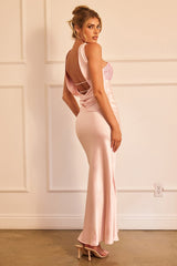 Moonlit Mirage Maxi Dress - Pink