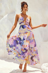 Real World Maxi Dress - Purple Multi