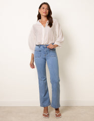Rope Detail Pocket Jeans