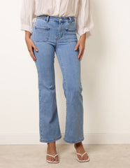 Rope Detail Pocket Jeans