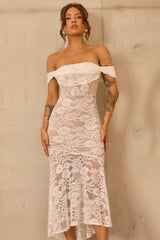 Style Stories Lace Maxi Dress - White
