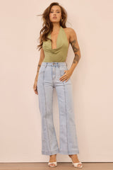 Velvet Age Denim Jeans - Washed Blue