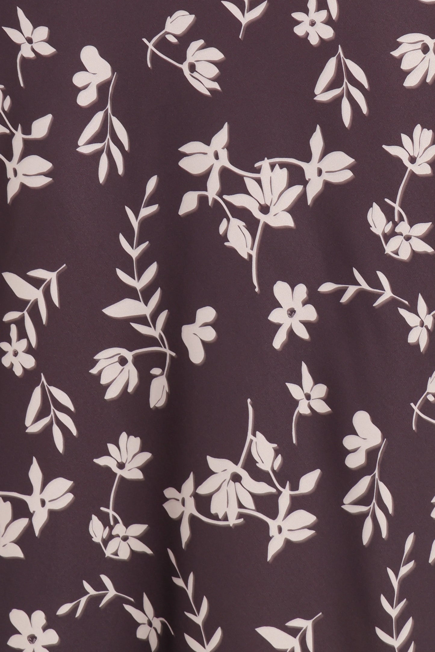 Zafira Midi Dress - Brown Cream Floral