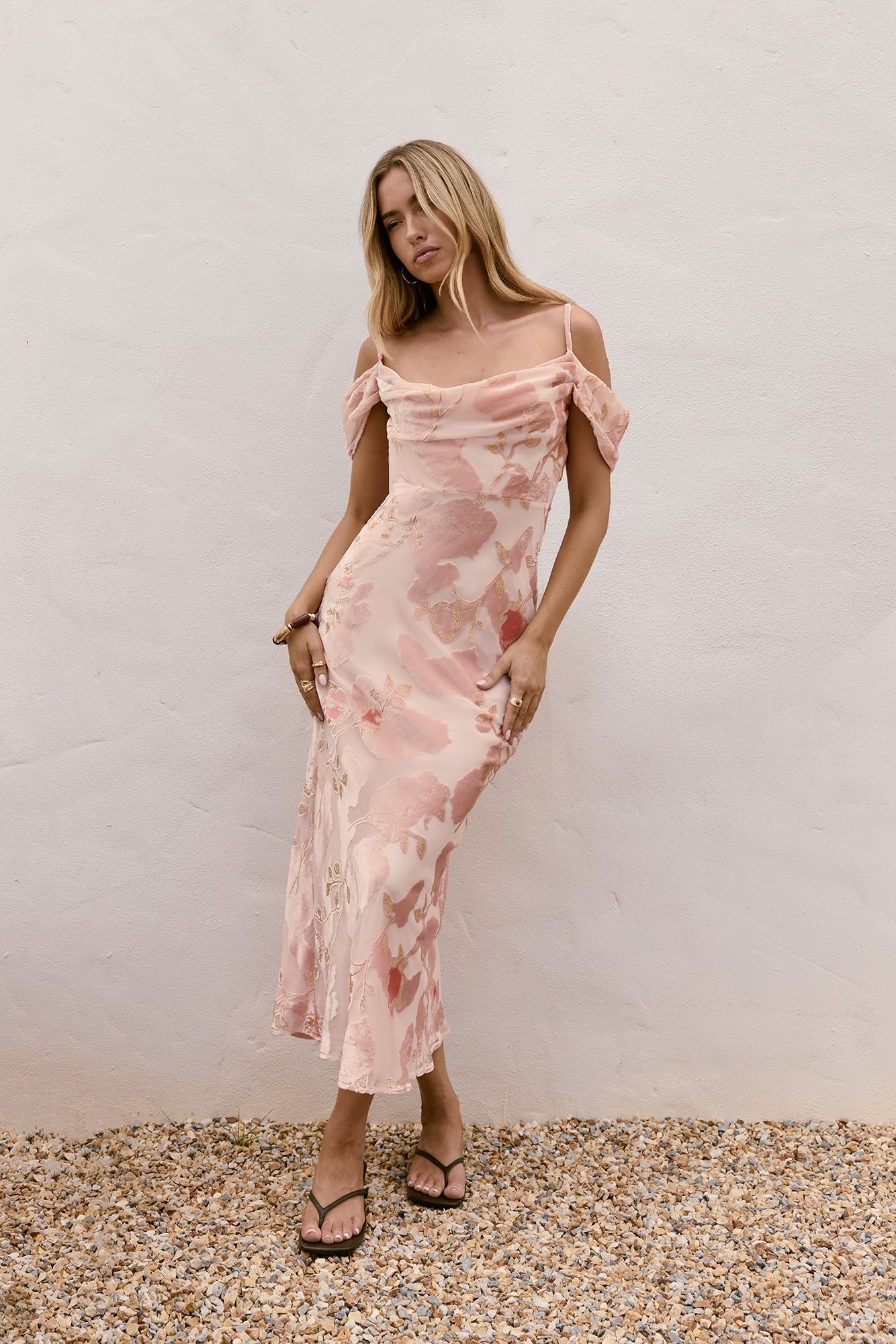 Hold My Heart Maxi Dress Pink