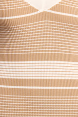 Singa Knit Midi Dress - Light Taupe