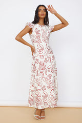 Star of Destiny Maxi Dress White