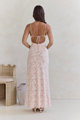 Glowing Glaze Maxi Dress Pink