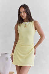 Andromeda Mini Dress Yellow