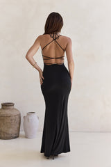 Queen Of Influence Maxi Dress Black