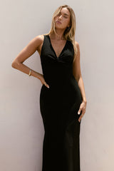 Dancing Till Dark Maxi Dress Black