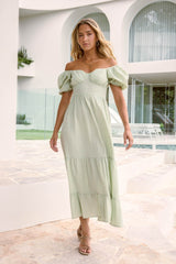 Summer Road-trip Maxi Dress Sage