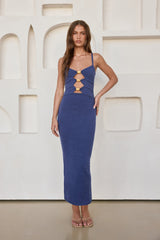 Normani Midi Dress Steel