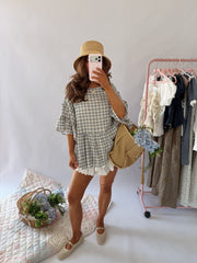Salt & Sea Plaid Top RESTOCK