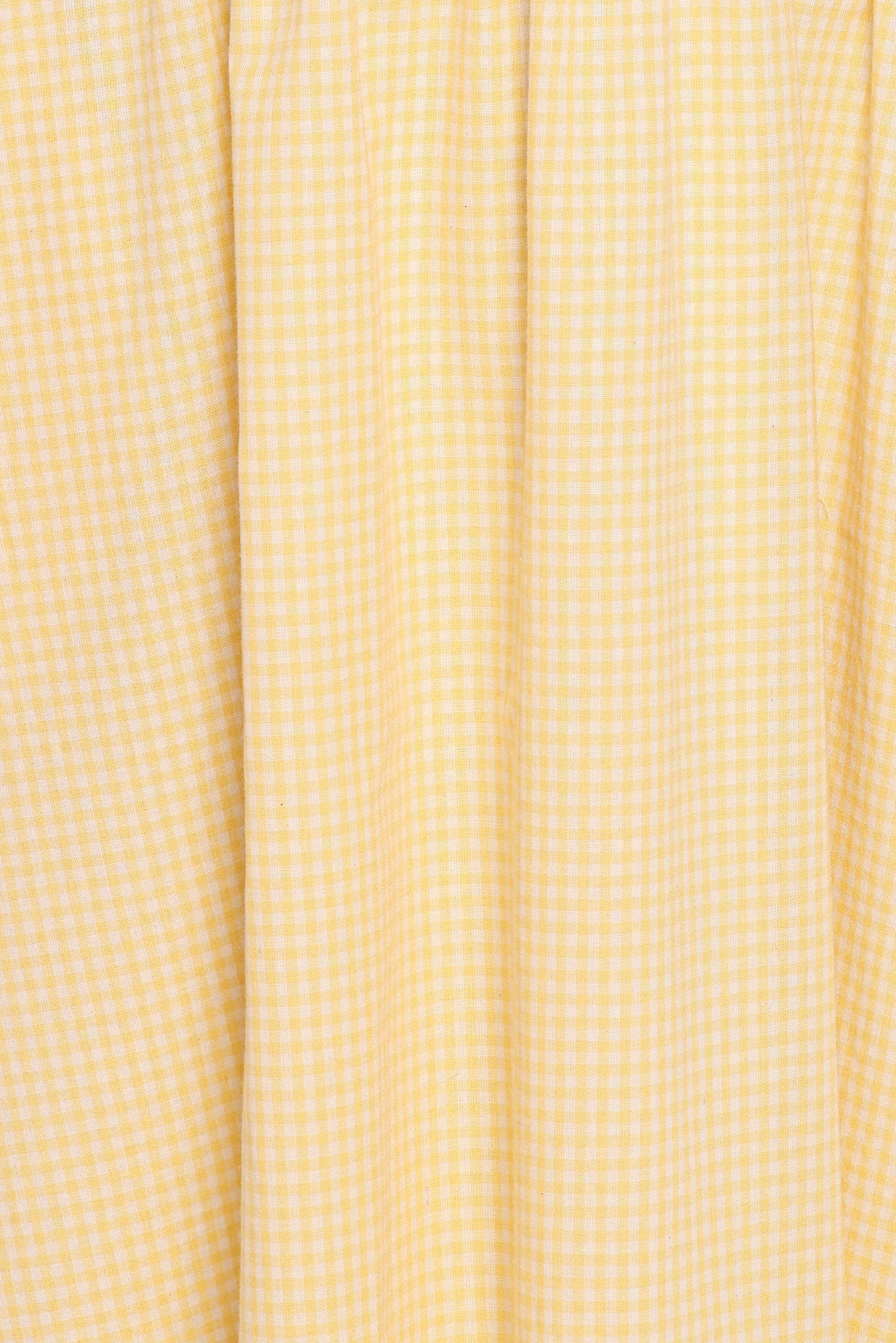 Kinslee Midi Dress - Yellow Gingham