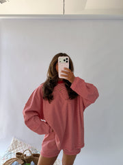 Cozy Beach Nights Crew (red)
