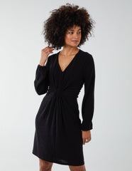 Metallic Tie Back Dress