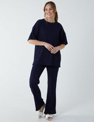 Waffle Trouser And T-Shirt (Set)