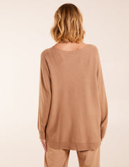 Pocket Slash Neck Jumper