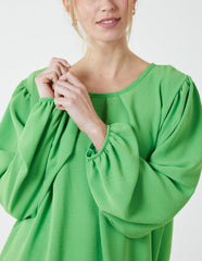 Elasticated Blouson Hem Blouse