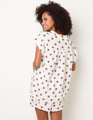 Cheesecloth Polka Dot Short Set