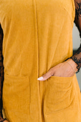 Feeling That Way Corduroy Dress