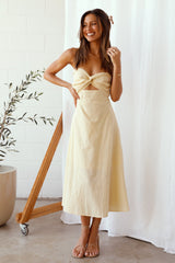 My Advice Maxi Dress Yellow
