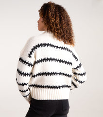 Abstract Stripe Jumper