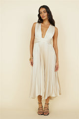 Florentina Midi Dress Champagne
