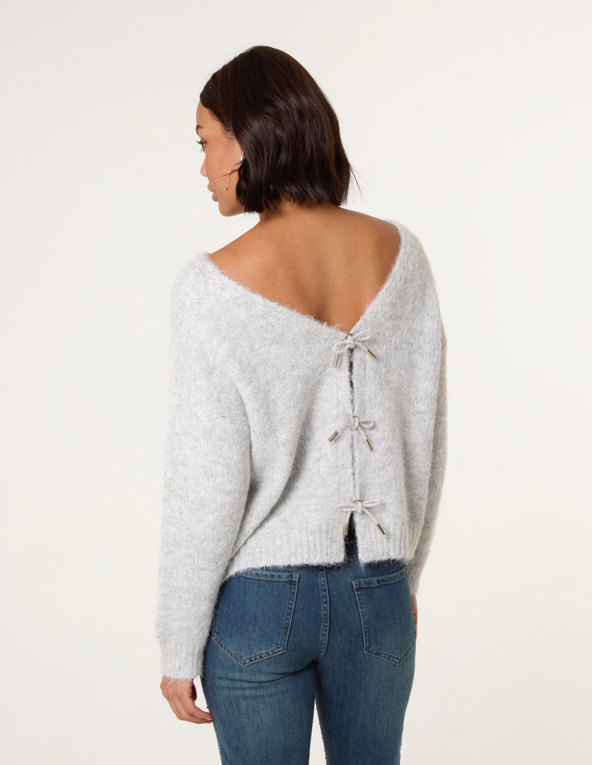 Bow Knit Cardigan