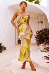 Bohemian Nights Maxi Dress - Green