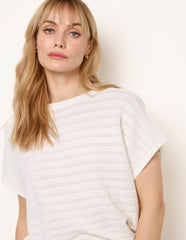 Textured Sleeveless Knit Top