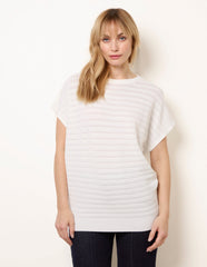 Textured Sleeveless Knit Top