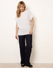 Textured Sleeveless Knit Top