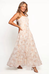 Petra Midi Dress - Cream